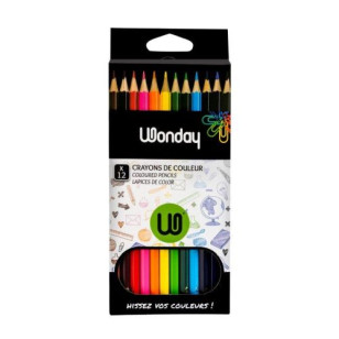 Crayon WONDAY D-Day&nbsp;: Etui de 12 